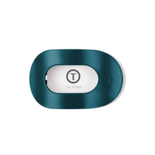 Load image into Gallery viewer, Teal With It Medium Flat Round Hair Clip
