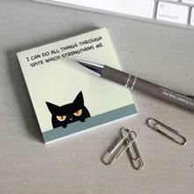 Load image into Gallery viewer, I Can Do All Things Through Spite - Funny Sticky Note Pad
