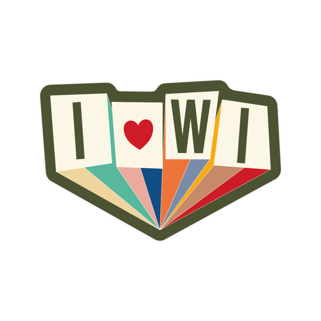 Wisconsin WI State Midwest High Quality Vinyl Sticker