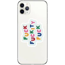 Load image into Gallery viewer, Fuckity Fuck Swear Cute Funny High Quality Vinyl Sticker
