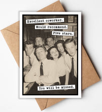Load image into Gallery viewer, Funny Retirement Card - Excellent Co-Worker
