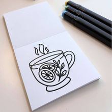 Load image into Gallery viewer, Mini Coloring Book Cushy&amp; Cozy, 4"x4"
