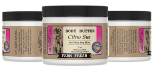 Citrus Sun | Goat Milk Body Butter | 2oz. Travel Size