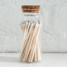 Load image into Gallery viewer, Fancy Safety Matches in 4" Glass Vial - 4 COLORS (MV50)
