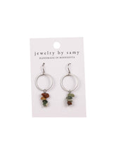 Load image into Gallery viewer, Agate Beaded Earrings – Stacked Stone Jewelry
