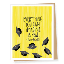 Load image into Gallery viewer, Pablo Picasso Quote Graduation Card

