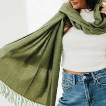 Load image into Gallery viewer, Cozy Cashmere Essential Soft Solid Scarf
