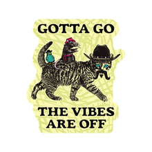 Load image into Gallery viewer, Vintage Cute Funny Animal Vibes High Quality Vinyl Sticker
