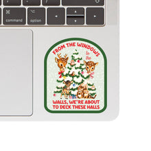 Load image into Gallery viewer, Holiday Christmas Funny Animal High Quality Vinyl Sticker
