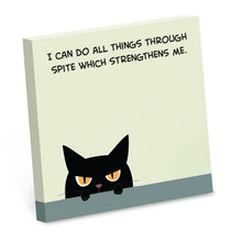 Load image into Gallery viewer, I Can Do All Things Through Spite - Funny Sticky Note Pad
