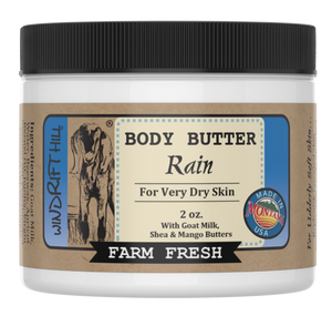 Rain | Goat Milk Body Butter | 2oz. Travel Size