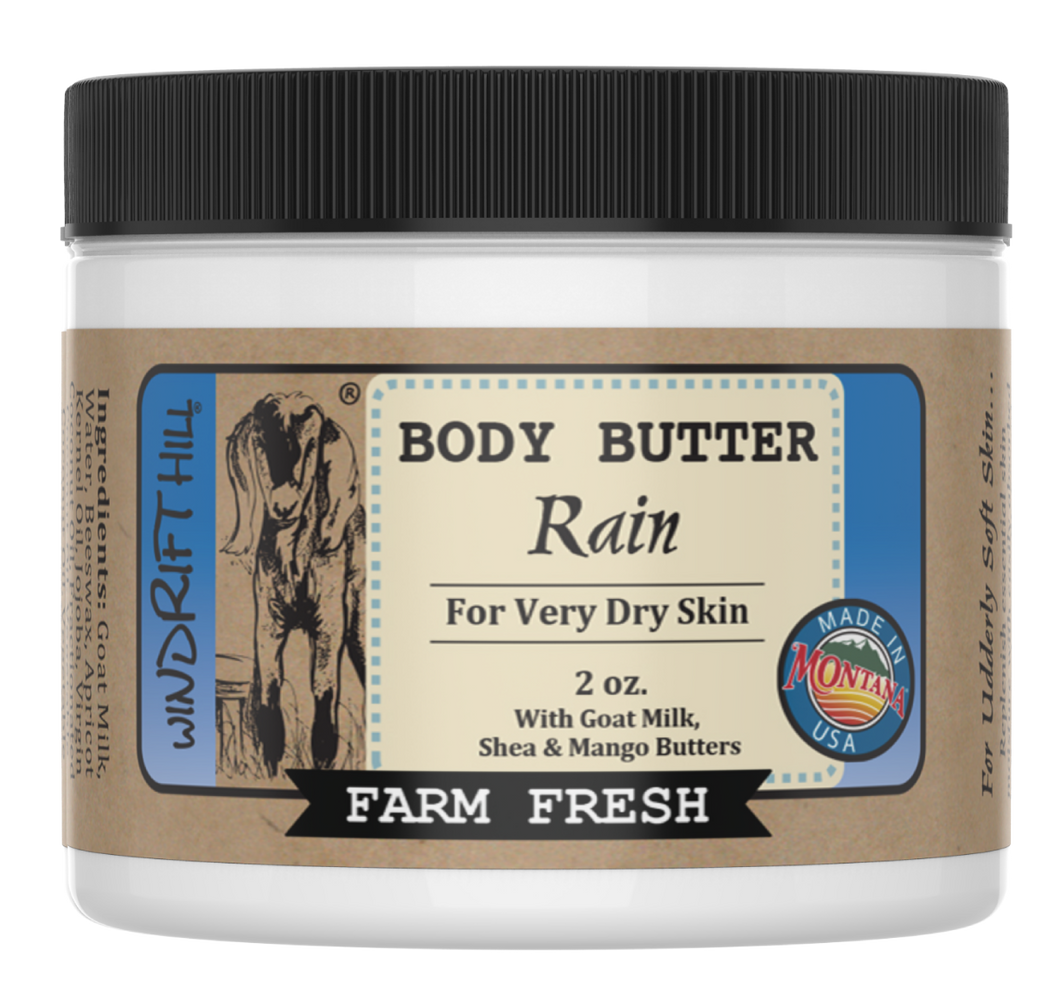Rain | Goat Milk Body Butter | 2oz. Travel Size
