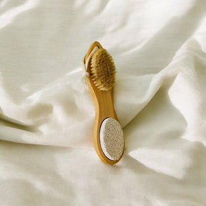 Bamboo Exfoliating Foot Pedicure Tool | Faire Market Best