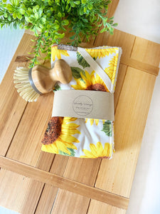 Large Sunflowers Drying Mat
