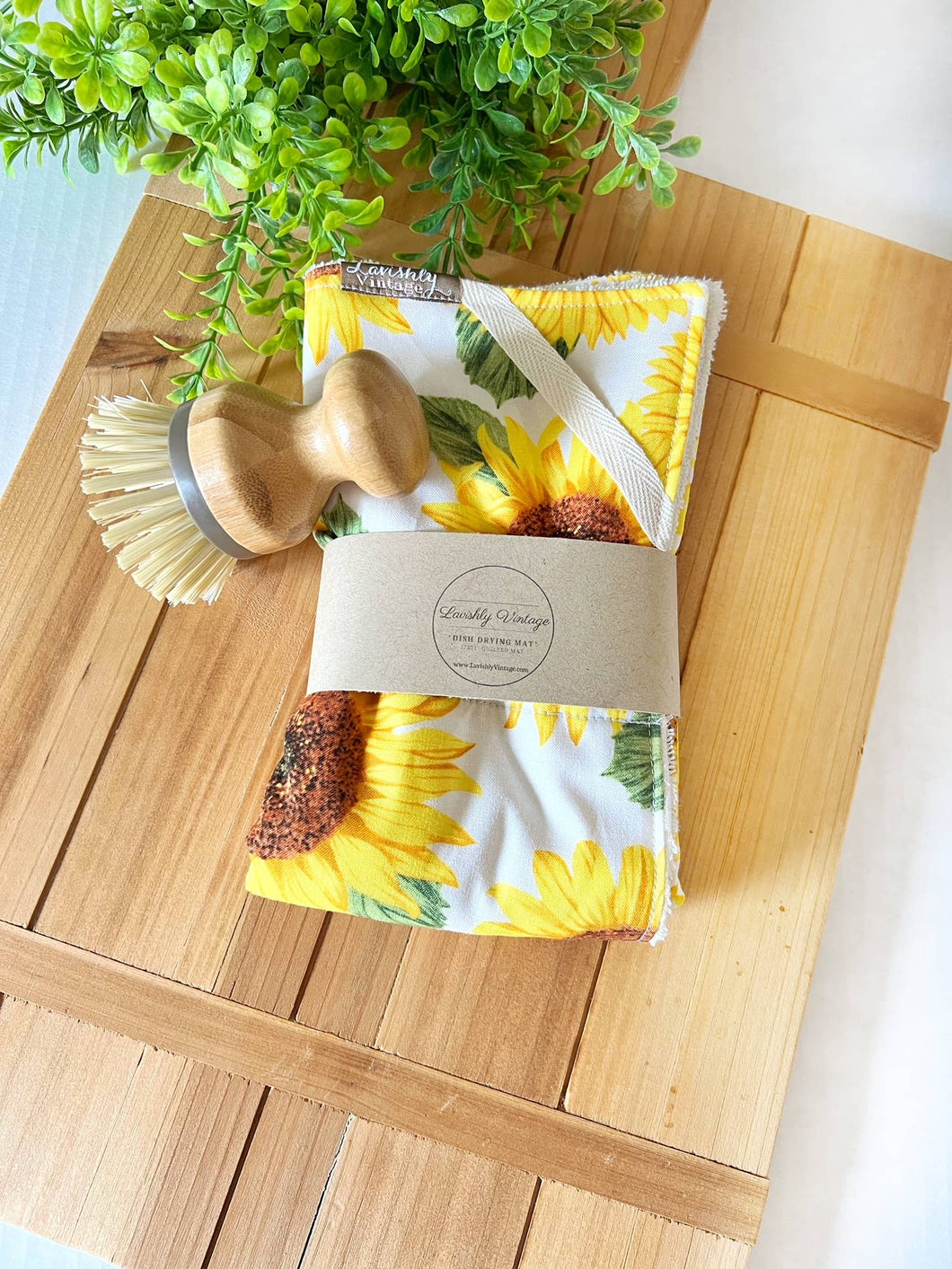 Large Sunflowers Drying Mat