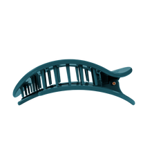 Load image into Gallery viewer, Teal With It Large Flat Round Hair Clip
