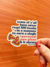 Load image into Gallery viewer, Personal Pizza Pan Book It Nostalgia Sticker Gone Viral 5X!
