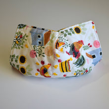 Load image into Gallery viewer, Chicken and Rooster Bowl Cozy for Country Themed Kitchens
