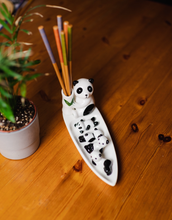 Load image into Gallery viewer, Ceramic Panda Serving Plate | Chopstick Holder

