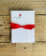 Load image into Gallery viewer, Spoon &amp; Cherry watercolor illustrated notepad
