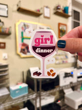 Load image into Gallery viewer, Girl Dinner Vinyl Sticker
