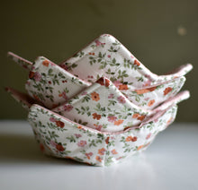 Load image into Gallery viewer, Rose Floral Bowl Cozy | Boho Farmhouse Kitchen Gift
