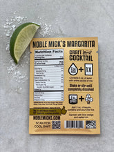 Load image into Gallery viewer, Margarita Single Serve Craft Cocktail
