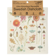 Load image into Gallery viewer, Fall Florals Vase Swedish Dishcloth Set
