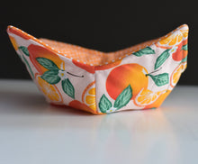 Load image into Gallery viewer, Cute Bowl Cozy with Oranges | Ice Cream Bowl Cozies
