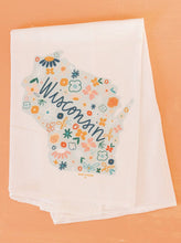 Load image into Gallery viewer, Wisconsin Floral Flour Sack Towel
