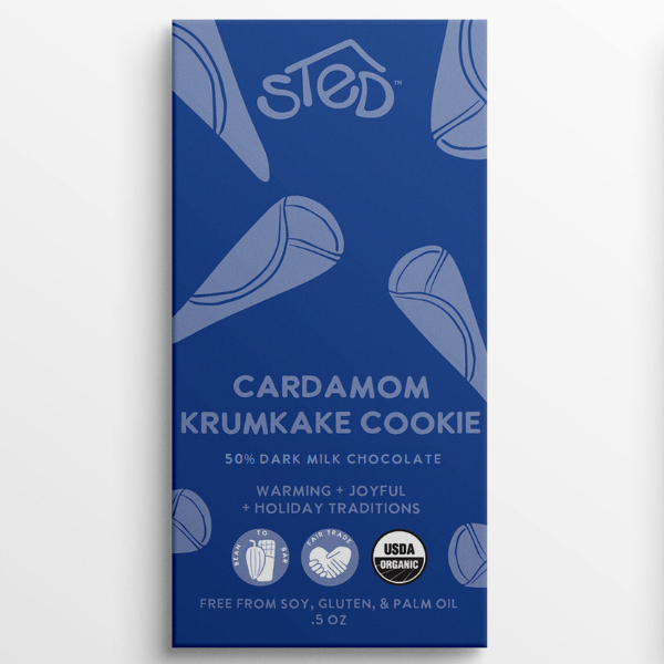 Mini Cardamom Krumkake Cookie