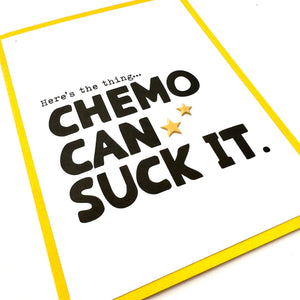 Get Well Chemo Can Suck It cancer card
