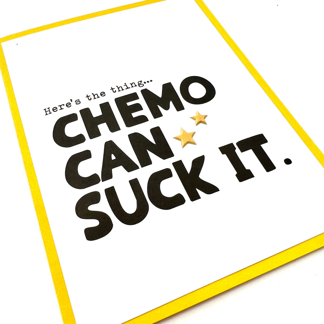 Get Well Chemo Can Suck It cancer card