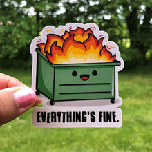 Load image into Gallery viewer, Dumpster Fire Sticker
