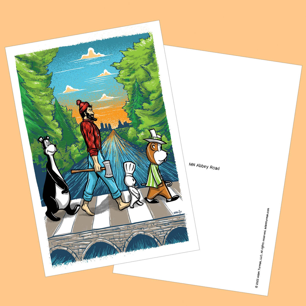 MN Abbey Road Postcard