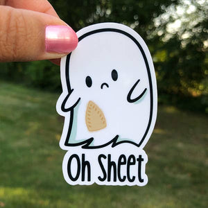 Oh Sheet Ghost Sticker