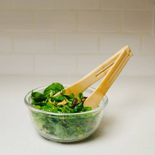 Bamboo Salad Tongs | Housewarming