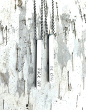 Load image into Gallery viewer, Be Kind and Fuck Off Necklace from Compass North
