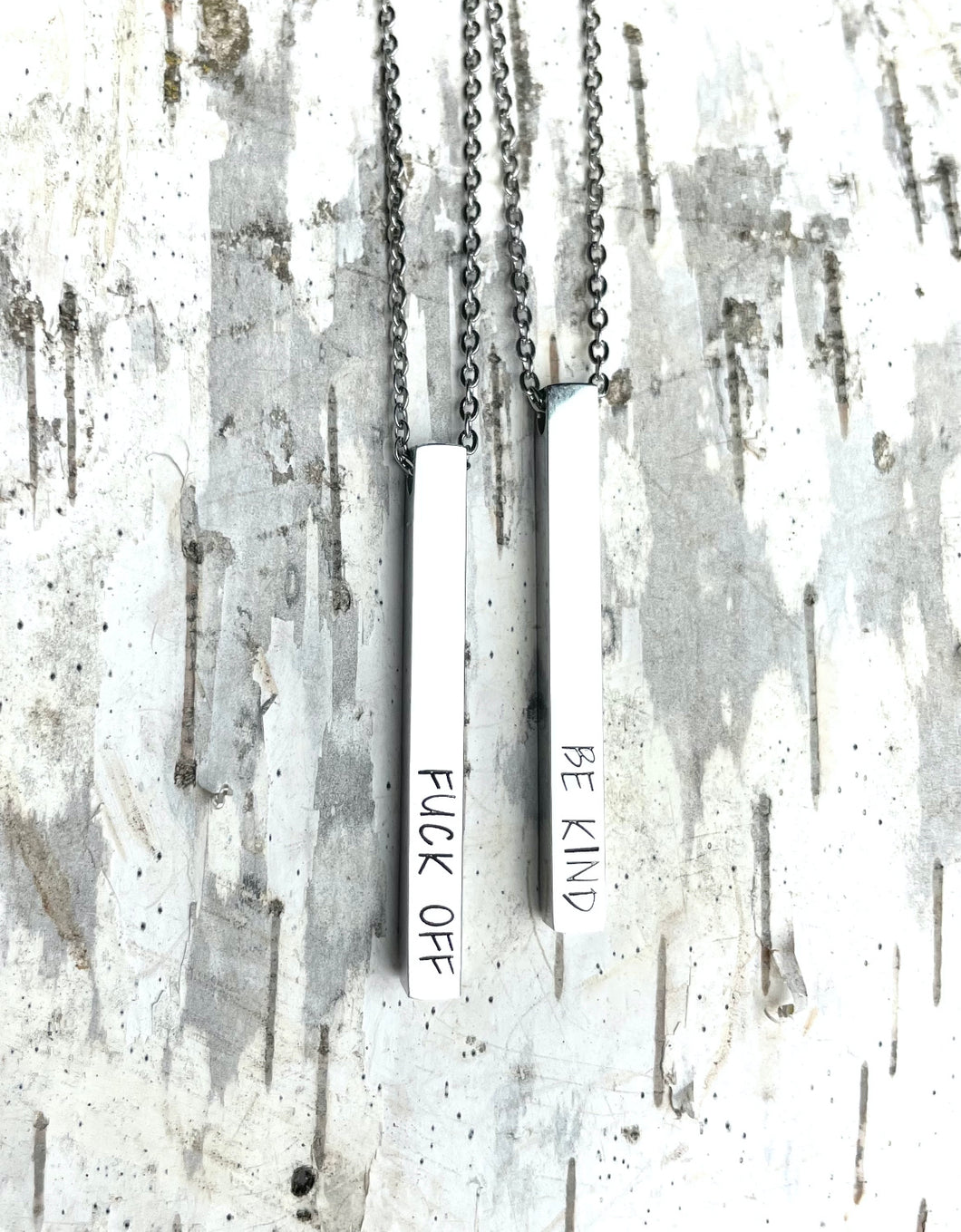 Be Kind and Fuck Off Necklace from Compass North