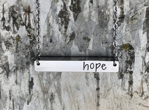 Motivational Bar Necklace from Compass North