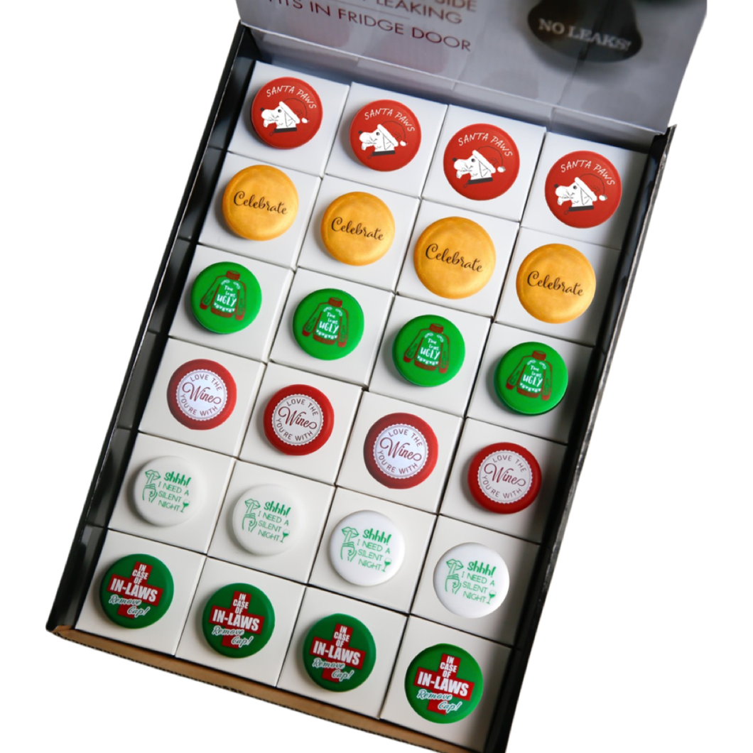 NEW Christmas Wine Caps