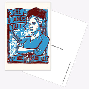 She Stands Tall Postcard