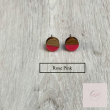 Load image into Gallery viewer, Wood and Resin Earrings - The Argyle Moose
