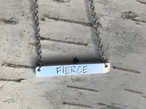 Motivational Bar Necklace from Compass North