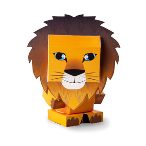 CŪBLES Lion - Paperboard Constructable