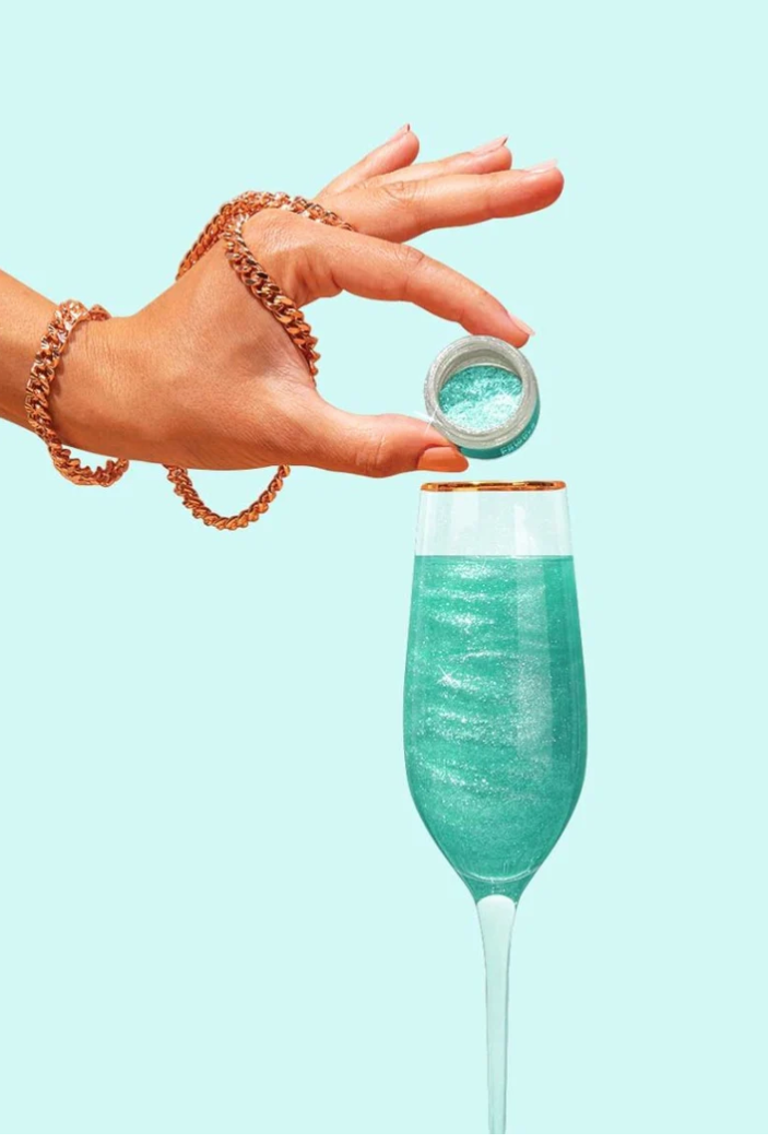 Teal edible Glitter