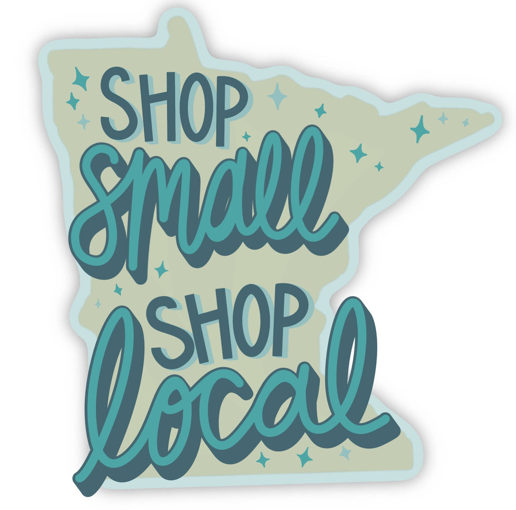 Minnesota Shop Small Shop Local Sticker