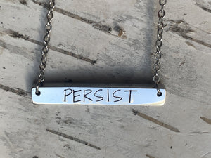 Motivational Bar Necklace from Compass North