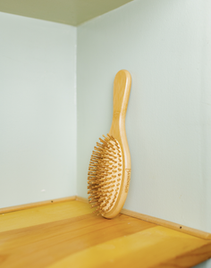 Bamboo Paddle Hairbrush - Round