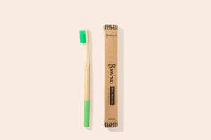 Adult Bamboo Toothbrush | Green